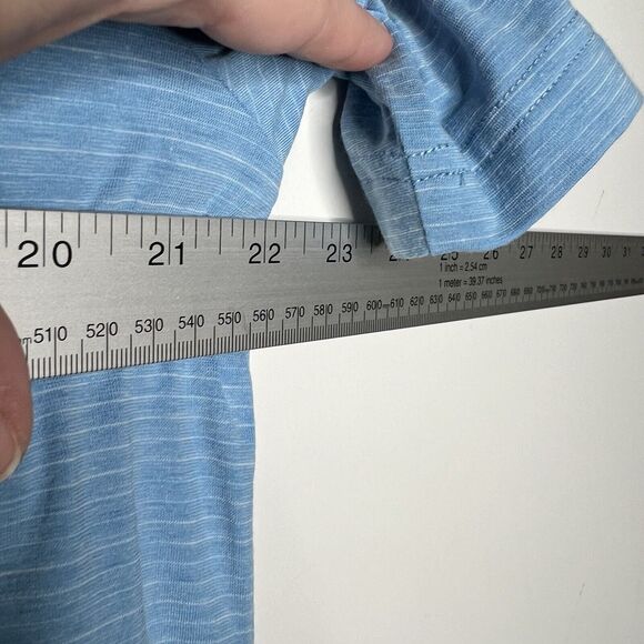 Travis Mathew Blue Polo Shirt - Picture 3 of 12